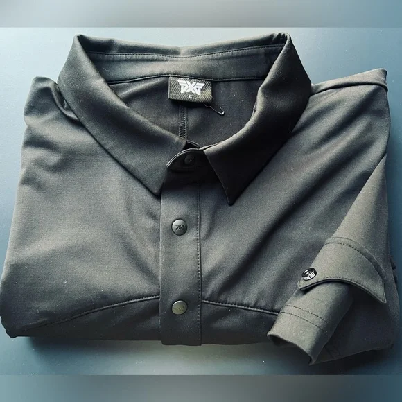 PXG Black Polo Shirt Classic Design - Picture 5 of 6